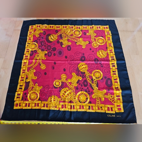 Authentic Celine Paris Silk Scarf - Picture 9 of 13